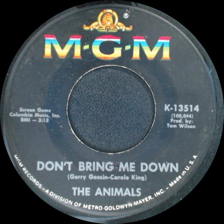 The Animals - Don't Bring Me Down / Cheating side A