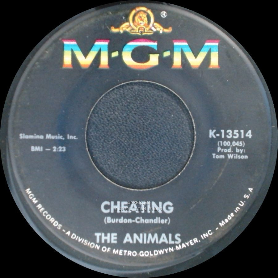 The Animals - Don't Bring Me Down / Cheating side B