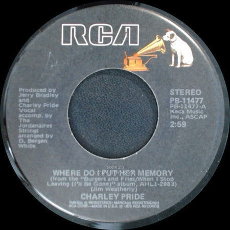 Charley Pride - Where Do I Put Her Memory / The Best In The World side A