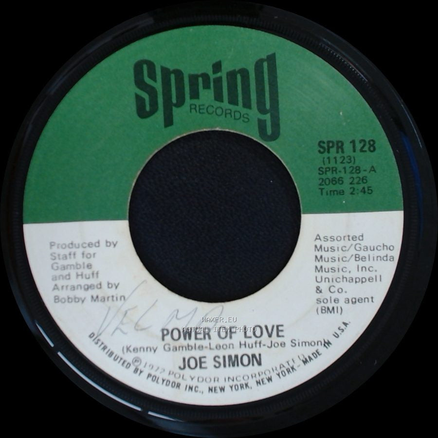 Joe Simon - Power Of Love / The Mirror Don't Lie side A