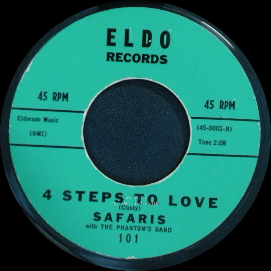 Safaris With The Phantom's Band - Image Of A Girl / 4 Steps To Love side B
