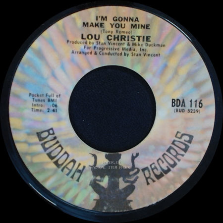 Lou Christie - I'm Gonna Get Married / I'm Gonna Make You Mine side B