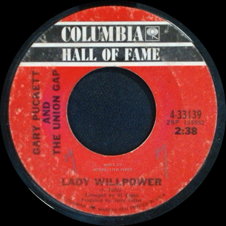 Gary Puckett And The Union Gap - Lady Willpower / Over You side A