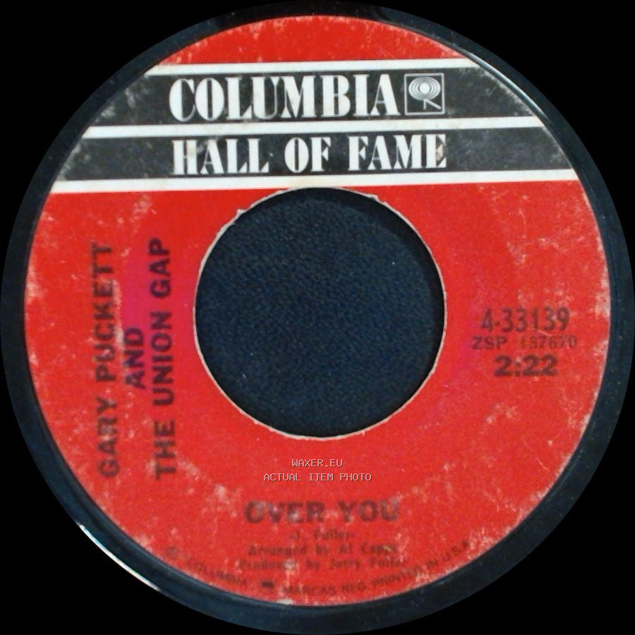 Gary Puckett And The Union Gap - Lady Willpower / Over You side B