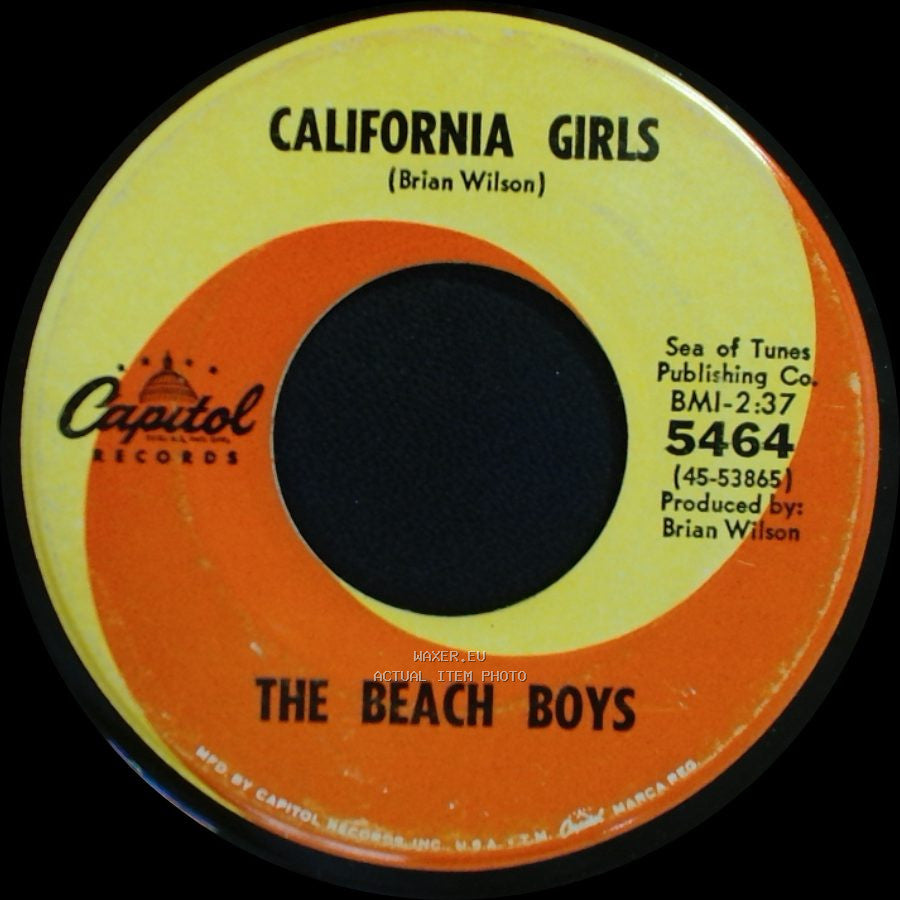 The Beach Boys - California Girls / Let Him Run Wild side A