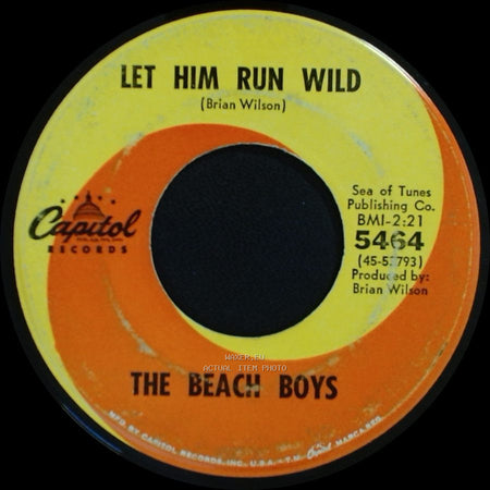 The Beach Boys - California Girls / Let Him Run Wild side B