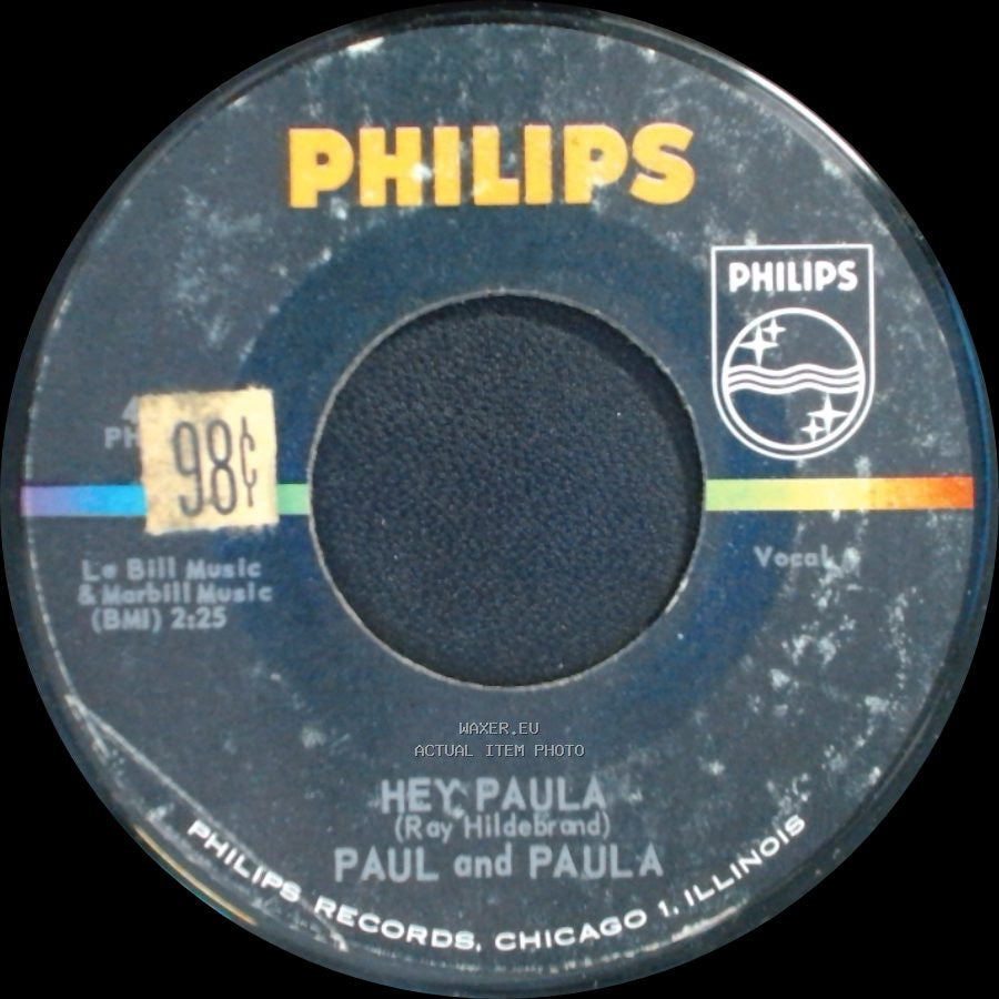 Paul And Paula - Hey Paula / Bobby Is The One side A
