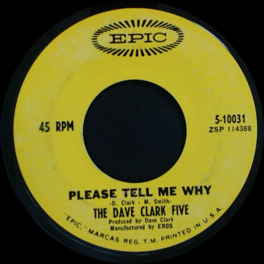 The Dave Clark Five - Look Before You Leap / Please Tell Me Why side B