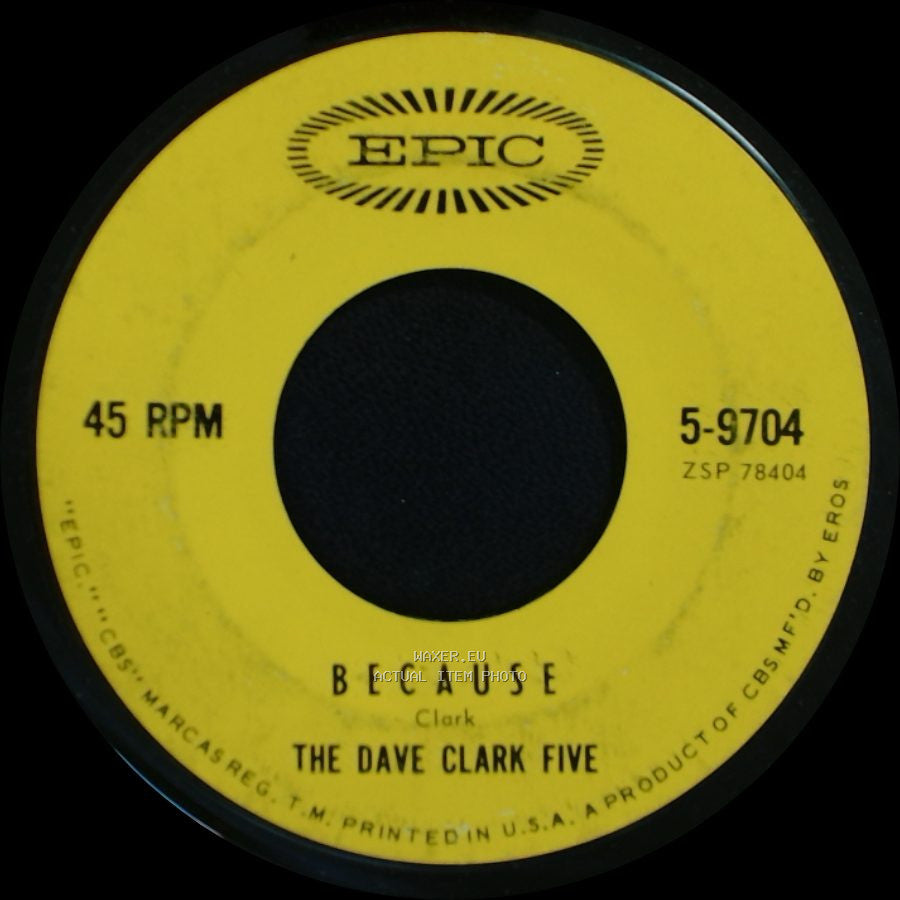 The Dave Clark Five - Because / Theme Without A Name side A