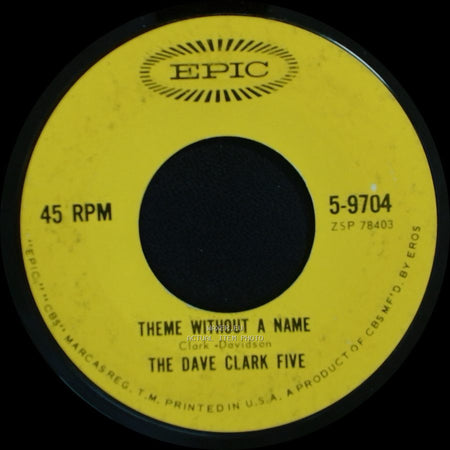The Dave Clark Five - Because / Theme Without A Name side B
