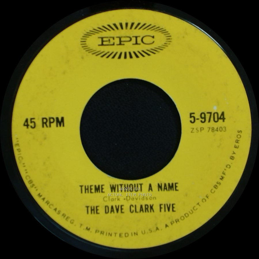 The Dave Clark Five - Because / Theme Without A Name side B