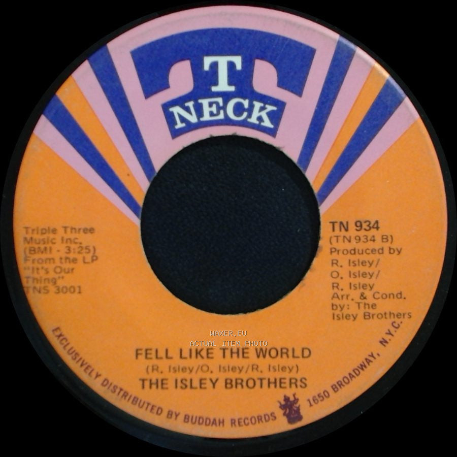 The Isley Brothers - Lay-Away / Fell Like The World side B