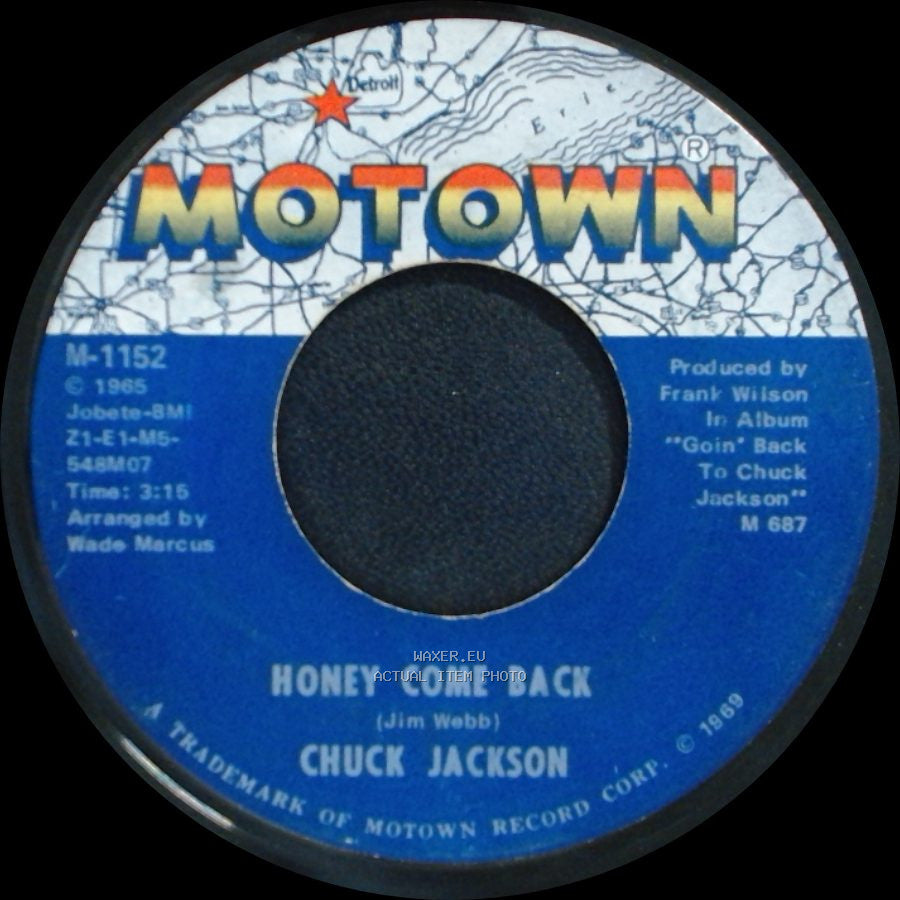 Chuck Jackson - What Am I Gonna Do Without You / Honey Come Back side B