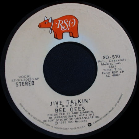 Bee Gees - Jive Talkin' / Wind Of Change side A