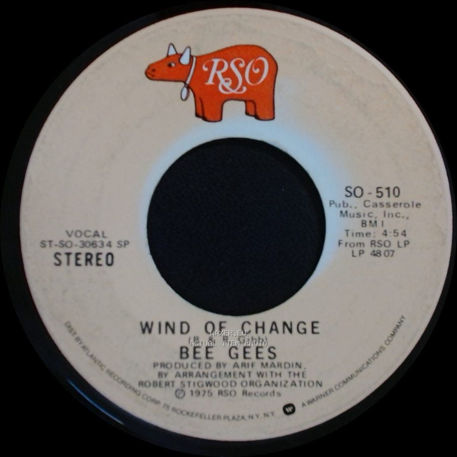Bee Gees - Jive Talkin' / Wind Of Change side B