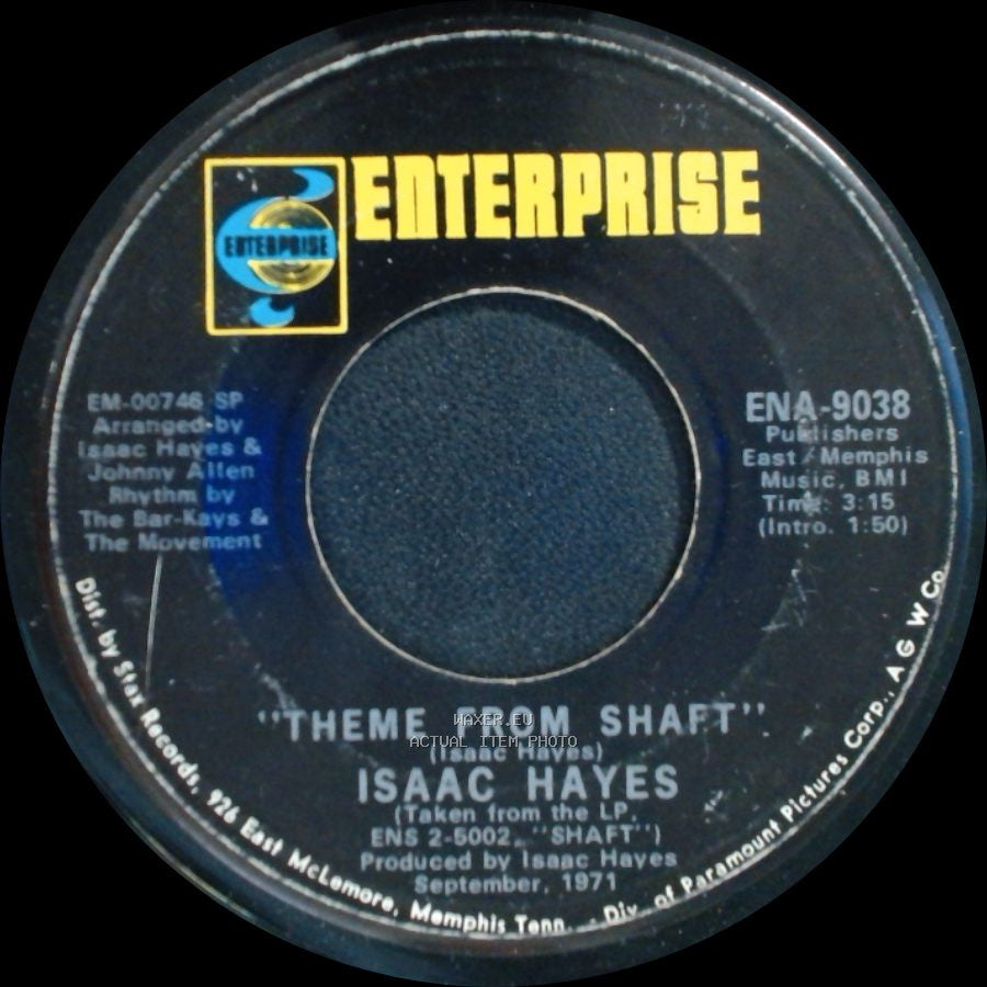 Isaac Hayes - Theme From Shaft / Cafe Regio's side A
