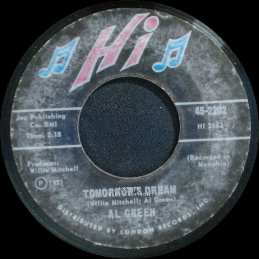 Al Green - Tomorrow's Dream / Let's Stay Together side A