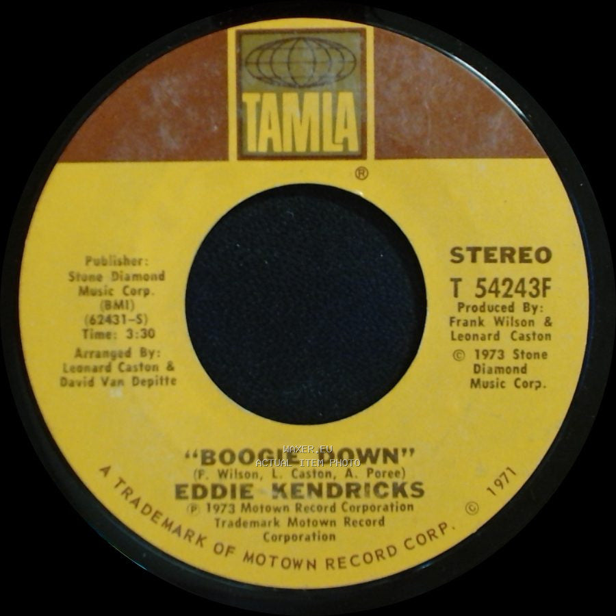 Eddie Kendricks - Can't Help What I Am / "Boogie Down" side B