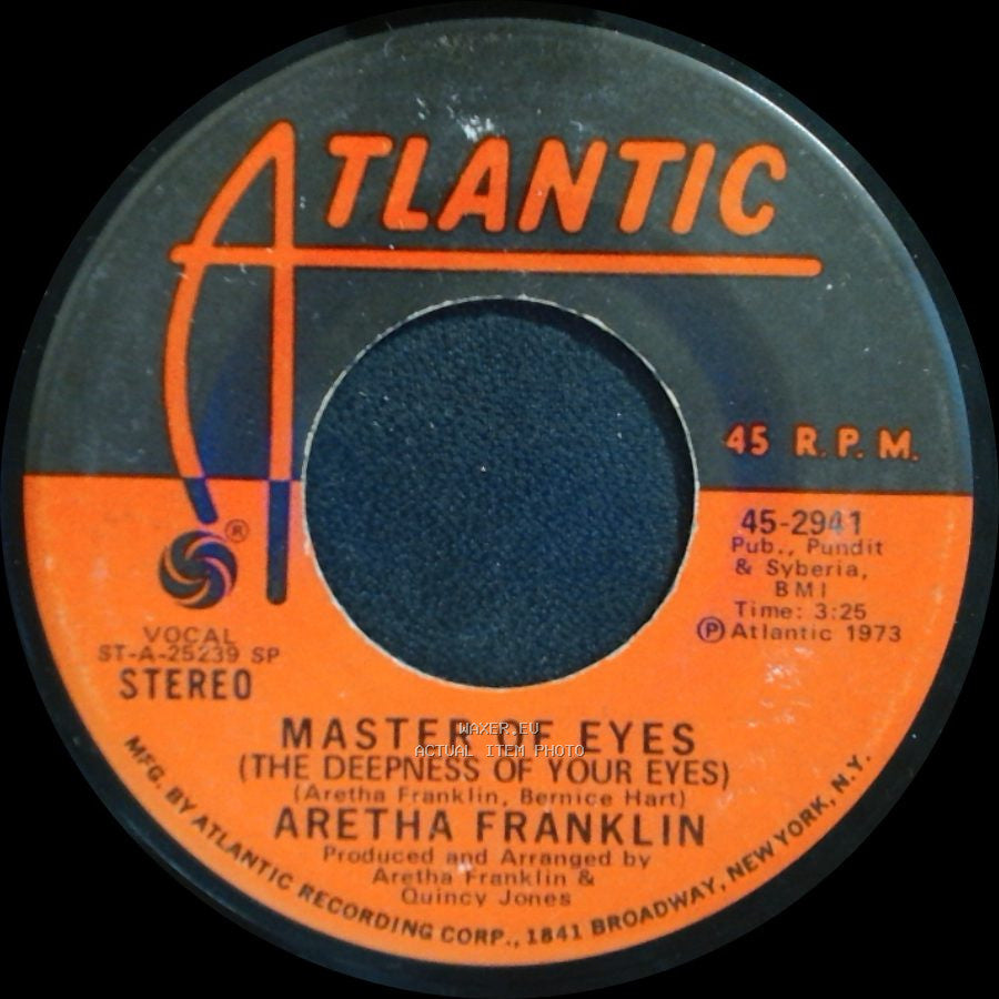 Aretha Franklin - Master Of Eyes (The Deepness Of Your Eyes) / Moody's Mood For Love side A