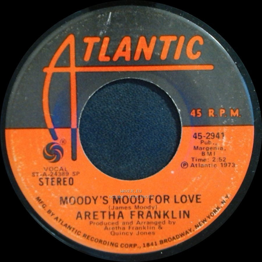 Aretha Franklin - Master Of Eyes (The Deepness Of Your Eyes) / Moody's Mood For Love side B