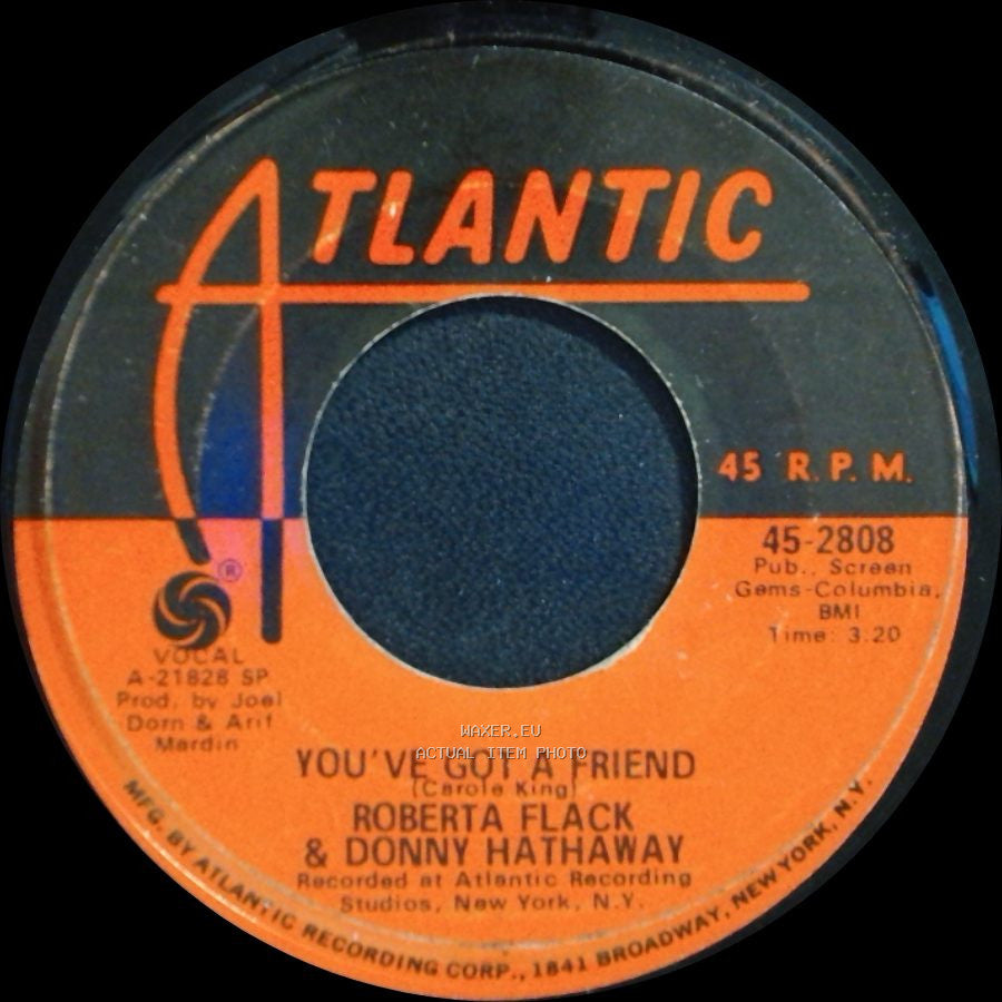 Roberta Flack With Donny Hathaway - You've Got A Friend / Gone Away side A