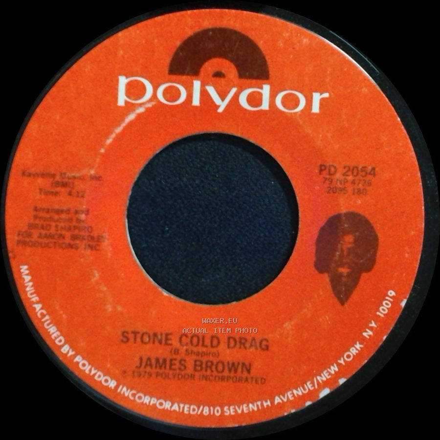 James Brown - Regrets / Stone Cold Drag side B