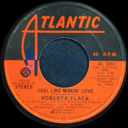 Roberta Flack - Feel Like Makin' Love / When You Smile side A