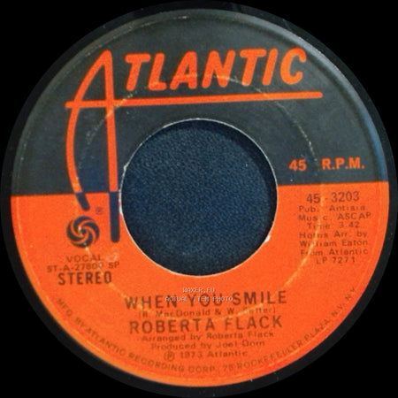 Roberta Flack - Feel Like Makin' Love / When You Smile side B