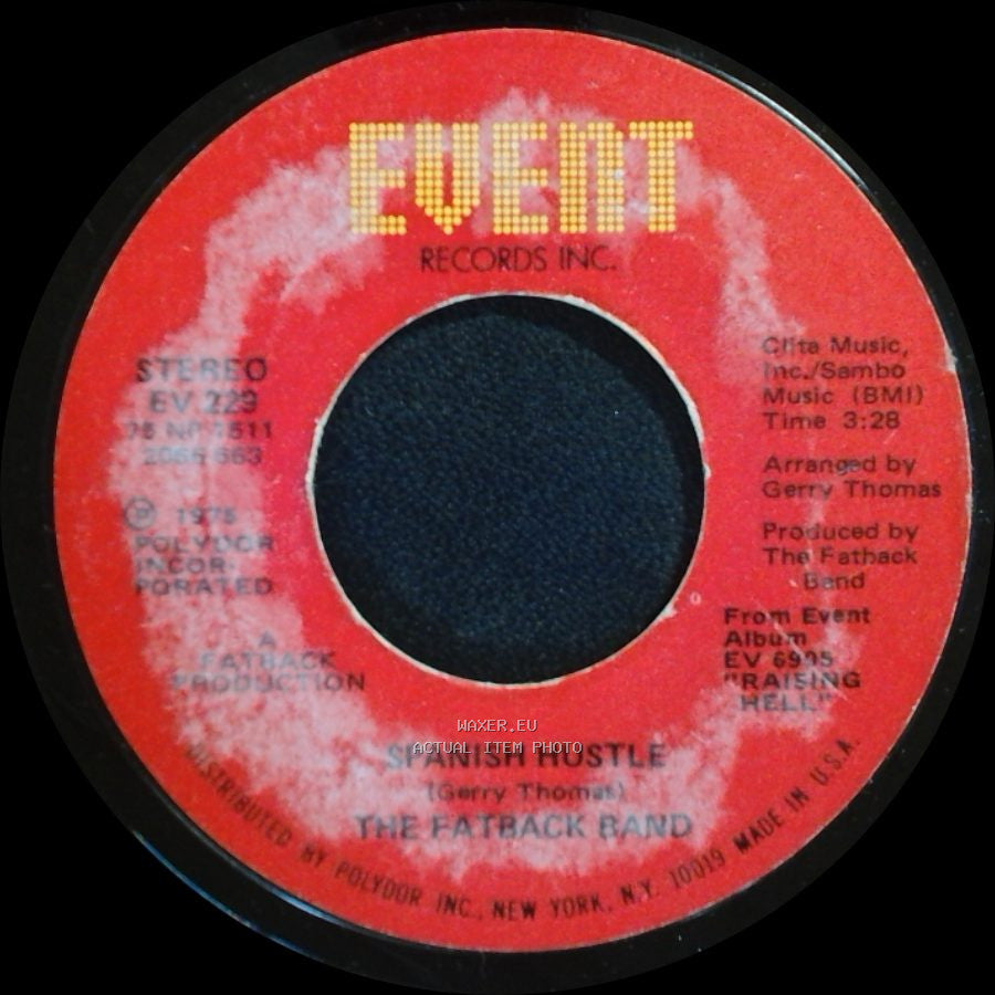 The Fatback Band - Spanish Hustle / Put Your Love (In My Tender Care) side A