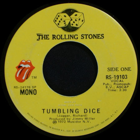 The Rolling Stones - Tumbling Dice / Sweet Black Angel side A