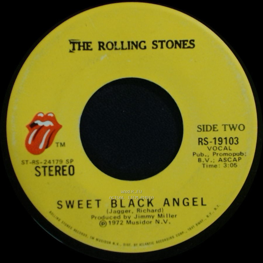 The Rolling Stones - Tumbling Dice / Sweet Black Angel side B