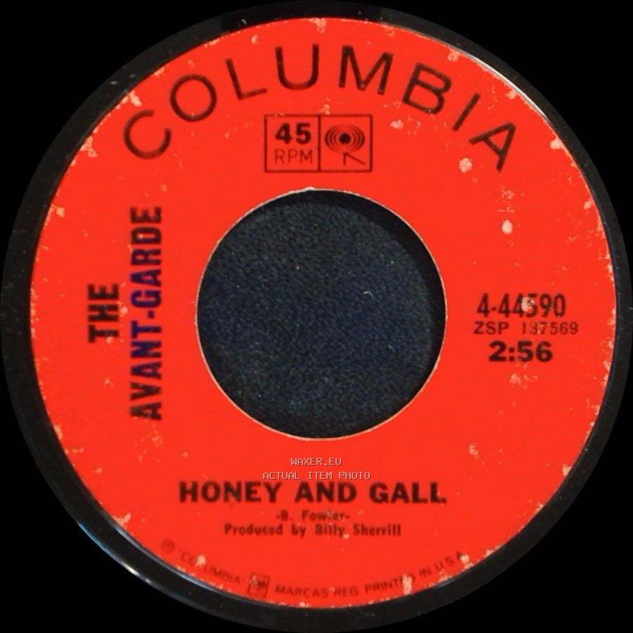 The Avant-Garde - Naturally Stoned / Honey And Gall side B