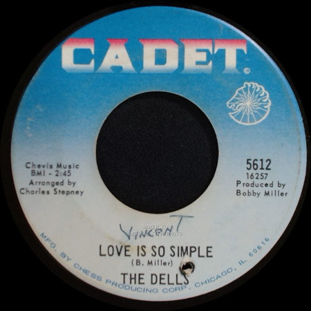 The Dells - Love Is So Simple / Stay In My Corner side A