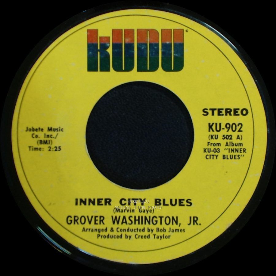 Grover Washington, Jr. - Ain't No Sunshine / Inner City Blues side B