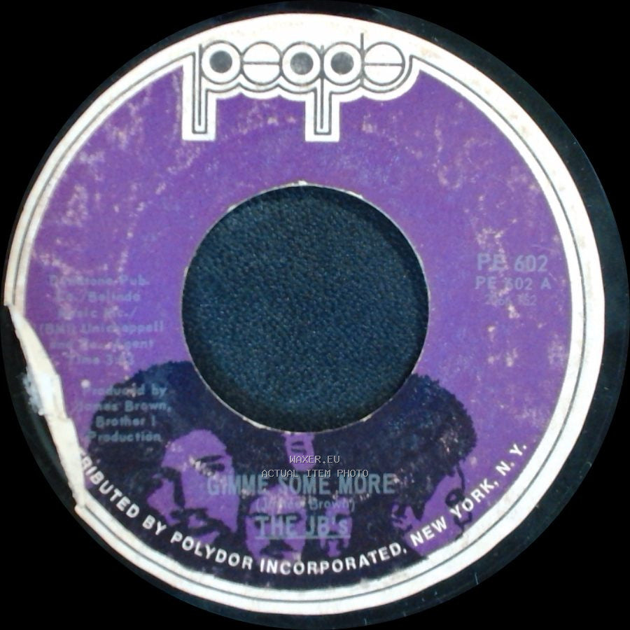 The J.B.'s - Gimme Some More / The Rabbit Got The Gun side A