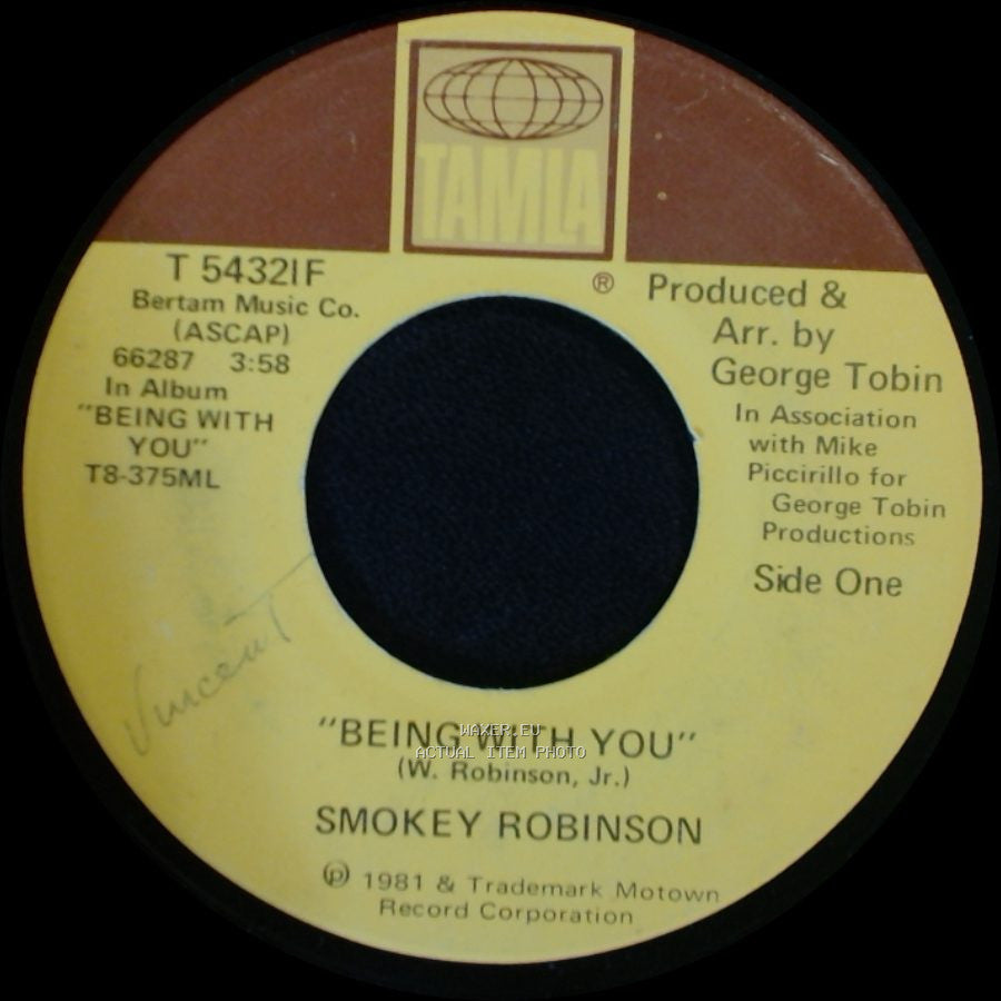 Smokey Robinson - Being With You / What's In Your Life For Me side A