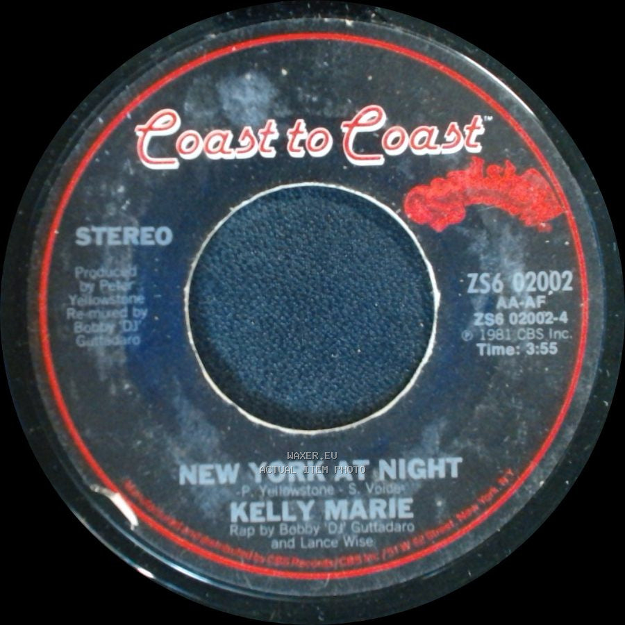 Kelly Marie - New York At Night / Feels Like I'm In Love side A