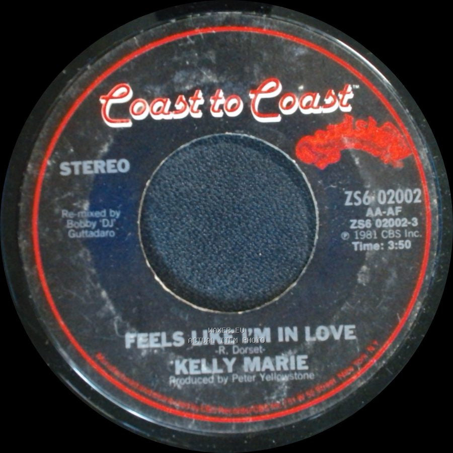 Kelly Marie - New York At Night / Feels Like I'm In Love side B