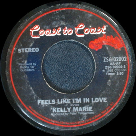 Kelly Marie - New York At Night / Feels Like I'm In Love side B