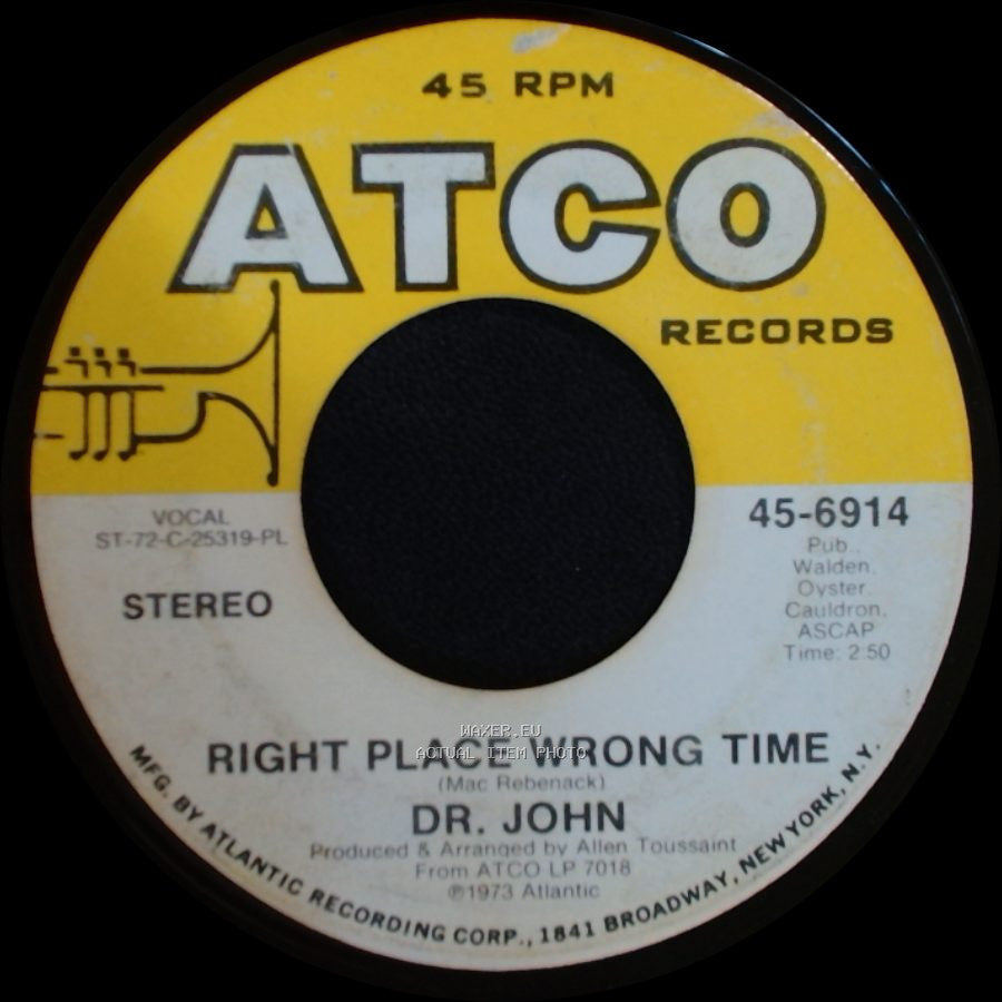 Dr. John - I Been Hoodood / Right Place Wrong Time side B