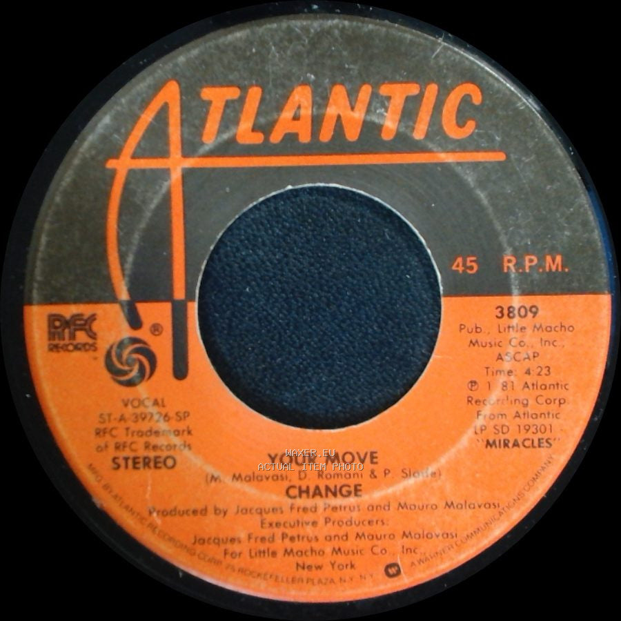 Change - Your Move / Paradise side A