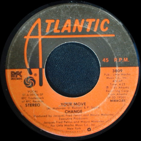 Change - Your Move / Paradise side A