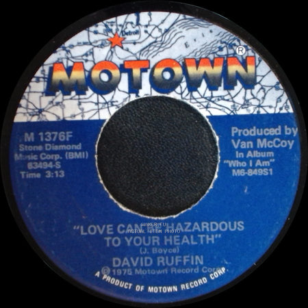 David Ruffin - Walk Away From Love / Love Can Be Hazardous To Your Health side B
