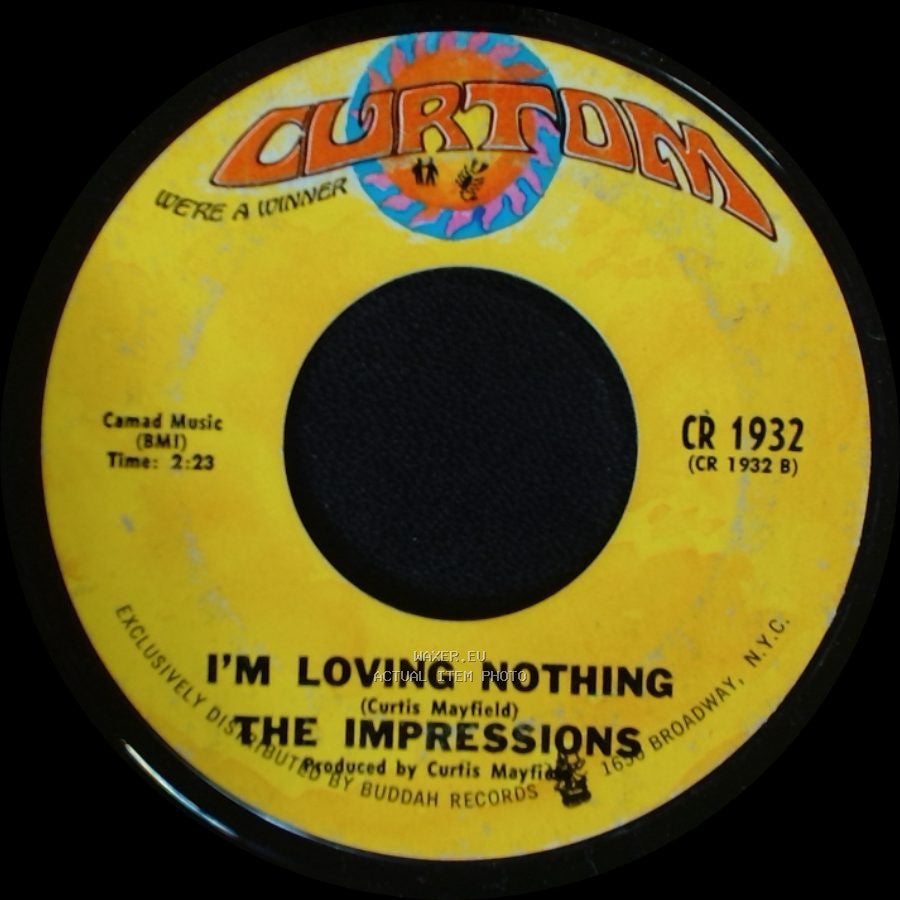 The Impressions - Fool For You / I'm Loving Nothing side B