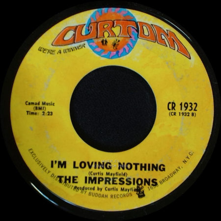 The Impressions - Fool For You / I'm Loving Nothing side B