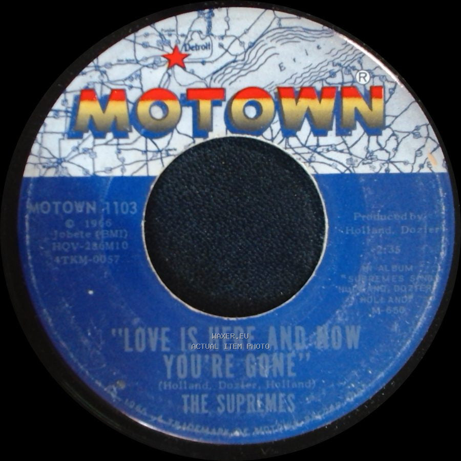 The Supremes - There's No Stopping Us Now / Love Is Here And Now You're Gone side B