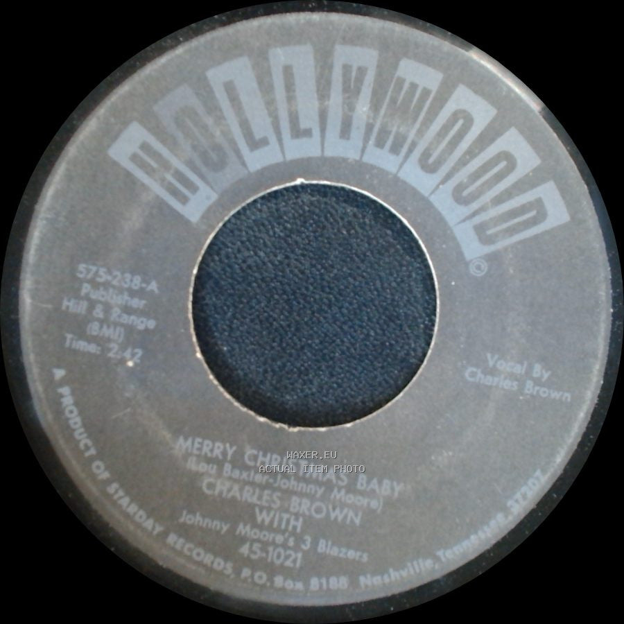 Lloyd Glenn / Charles Brown - Sleigh Ride / Merry Christmas Baby side B