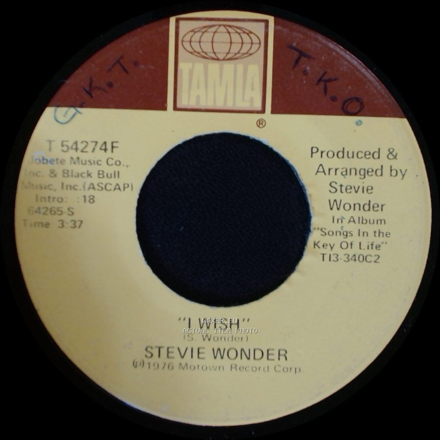 Stevie Wonder - I Wish / You And I side A