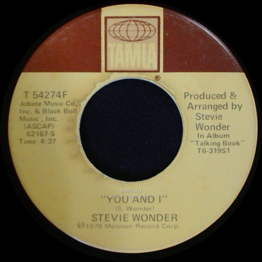 Stevie Wonder - I Wish / You And I side B