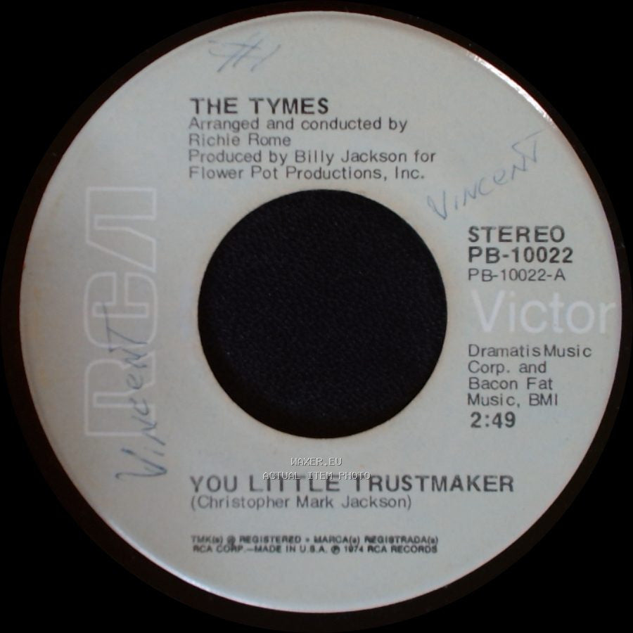 The Tymes - You Little Trustmaker / The North Hills side A